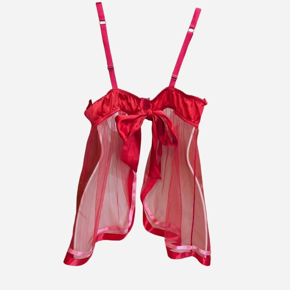 Victoria's Secret "Sexy Little Things" Christmas Babydoll with Jingle Bells - Picture 10 of 10